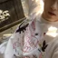 100% Cotton Cao Cấp Hồ Nam Vẽ Tay Phong Cách In Chữ Tay Ngắn Nam Nữ Rời Cổ Tròn Áo Thun Thường Ngày top Mùa Hè