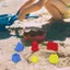 Bộ Cát Đi Biển Đồ Chơi Đi Biển Giáo Dục Sáng Tạo Di Động Sandbox Đồ Chơi Vui Nhộn Cát Bộ Dụng Cụ Kim Tự Tháp Lâu Đài Mẫu Cho Tuổi 3-10 Trẻ Em