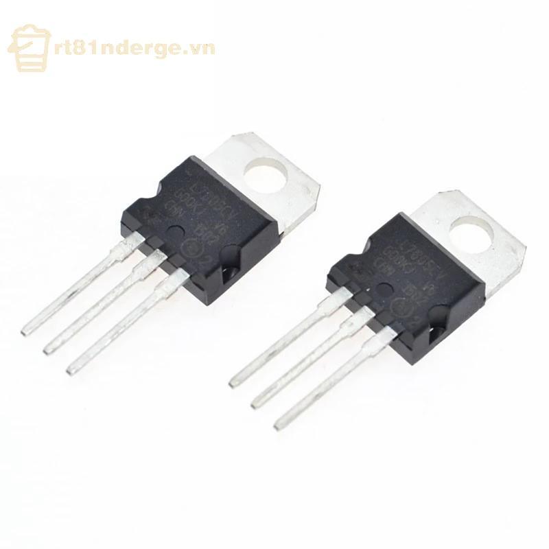 Ge 10 chiếc L7805CV L7805 7805 Bộ điều chỉnh điện áp IC 5V 1.5A TO-220 sản xuất tại Trung Quốc n