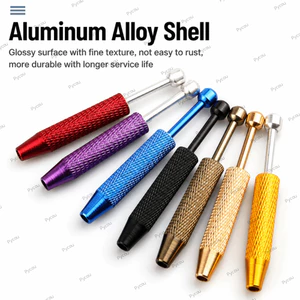 Kẹp trang sức PYCOU 4 Prong, Dụng cụ nhặt kim cương 4 móng tay phong cách ngắn, Kẹp Prong tinh xảo Dụng cụ cầm tay chính xác Dụng cụ kẹp đá quý cầm tay Mini Phân loại đá quý
