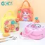 GHX 3D Phim Hoạt Hình Trẻ Em Túi Ăn Trưa Cách Nhiệt Nhôm Lá Chống Thấm Nước Vải Oxford Bento Túi Di Động Dã Ngoại Tote Túi VN