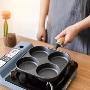Chảo rán chống dính đa chức năng, dụng cụ nhà bếp nhỏ gọn