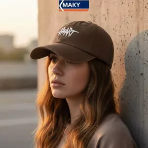 MAKY Màu Trơn Rộng Vành Mũ Bóng Chày Có Thể Điều Chỉnh Dubill Cap Chống Tia UV Cho Thể Thao Ngoài Trời Chạy Bộ Du Lịch VN