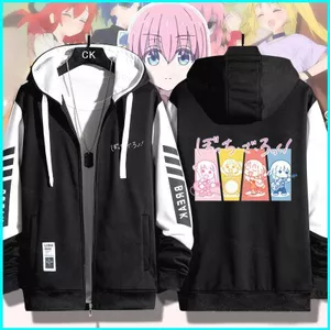 SY3 BOCCHI THE ROCK Gotoh Hitori anime dây kéo Áo khoác Unisex Top YS3
