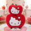 BH2 Sanrio Hello Kitty Plushie Hoạt Hình Dễ Thương apple Cotton Đồng Hành Búp Bê Gối Mềm HB2