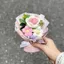 Bó Hoa Nhỏ Dệt Mini Hoàn Thành Tay Hoa Hồng Móc Cho Bạn Trai Và Bạn Gái Bắt Đầu