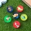 HFTOY 5 Đồ Chơi Bóng Bouncy Có Bên Trong Búp Bê Mini Đường Kính 42mm Trẻ Em Tiệc Sinh Nhật Ủng Hộ Quà Tặng Cho Khách Bóng Bó Cao Su ~