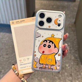 Dễ Thương Moon Star Crayon Shin Chan Điện Thoại Trường Hợp Cho iPhone 17 16 15 14 13 12 11 Pro Max X Xr Xs Max