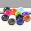 Mới 3 / 5 Chiếc Nhựa Lớn 4 Lỗ Nút 5cm 50mm Lớn Tròn May Áo Thủ Công DIY Nút Trang Trí Nhiều Màu Có Sẵn