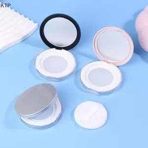 5g siêu mỏng mini lưới đàn hồi với gương xách tay lỏng bột bao bì hộp rỗng mỹ phẩm trang điểm Puff bơm lại nồi