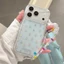 Ốp điện thoại dây chuyền mưa đầy màu sắc mạ vàng cho iPhone 17 Pro Max 16 15 14 13 Vỏ bảo vệ chống sốc