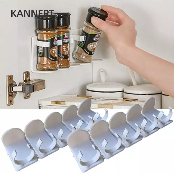 KANNERT Bảo Quản Gia Vị Nhà Bếp, Lọ Gia Vị Không Đục Lỗ Giá Đỡ Bình Gia Vị, Nhựa Bền Tiện Ích Nhà Bếp Mỹ Phẩm Giá Để Đồ Phòng Tắm
