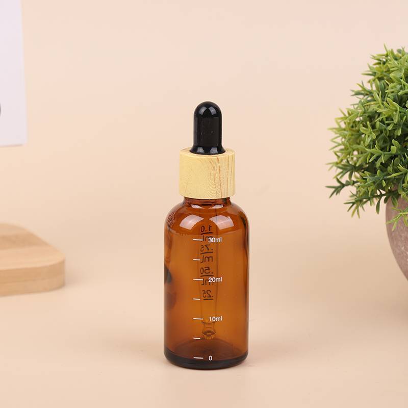 GOAY 5ml-100ml Chai nhỏ giọt có quy mô Thuốc thử Giọt mắt Kính màu hổ phách Hương liệu Chai pipet lỏng Chai có thể đổ lại Du lịch VN