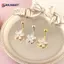 AN.MART Tinh Tế Zircon Thép Không Gỉ Cơ Thể Trang Sức Hoa Bụng Nút Nhẫn Dangling Piercings Phụ Kiện Dễ Thương Goth Nữ Gợi Cảm Rốn Xuyên VN