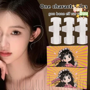 Miếng dán tai Elf hỗ trợ 3D hình chữ T - Dụng cụ chỉnh tai - Miếng dán tai siêu mỏng - Băng cố định tai chống mồ hôi - Dụng cụ trang điểm - Hỗ trợ tai vô hình / Giao hàng miễn phí