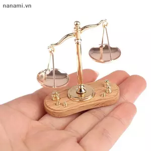 Cân Cân Bằng Mini Vintage Trang Trí Phụ Kiện Thu Nhỏ Cổ Công Lý Cân Đồ trang trí Tinh Tế Trang Trí Nhà Cửa Quà Tặng Trẻ Em [VN]