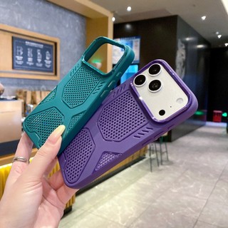 Thiết kế lưới thoáng khí, cảm ứng thoải mái, vỏ bảo vệ cho iPhone 17, tản nhiệt promax, vỏ iPhone, áo giáp nhẹ iPhone x 11