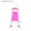 MỚI 1 Nhà búp bê trang trí cảnh 12cm búp bê bé nôi xe đẩy phụ kiện búp bê mô phỏng xe đẩy SKY