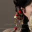 Năm Mới Đỏ Tóc Bóng Đồng Xu Tua Rua Chèn Lược Với Hanfu 2026 Cổ Dễ Thương Thông Minh Tóc Phụ Kiện Tóc Nữ 6.2