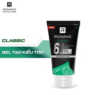 Combo 2 Gel vuốt tóc nam Romano Classic giữ nếp lâu và giữ nếp siêu cứng 150g/chai