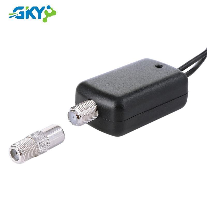GKY GPS Ăng-ten định vị xe Bộ khuếch đại tín hiệu TV Ăng-ten Tăng cường Bộ điều chỉnh kỹ thuật số HDTV trong nhà Ăng-ten TV Bộ thu vệ tinh HD kỹ thuật số cho TV cáp GKY
