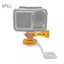 apill Universal Aluminium Oy Đế dành cho máy ảnh hành động Giao diện phụ kiện máy ảnh thể thao 1/4in S đa năng Tương thích với nhiều loại áo ngực Bạc Ay (Đỏ)
