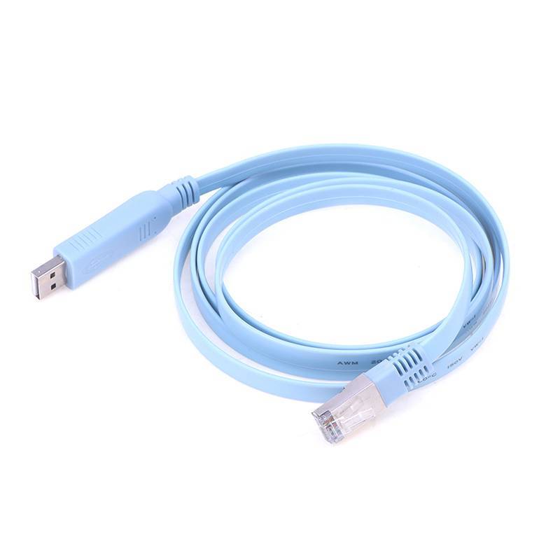 ZTHOME 1.8M USB Sang RJ45 USB Sang RS232 Serial Sang RJ45 CAT5 Console Adapter Dây Cáp HOT