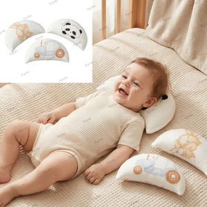 Gối Bánh Bao Cho Bé PYCOU, Thiết Kế nghiêng Định Vị nghiêng thoáng khí, Định Vị Di Động Hỗ Trợ Đệm Hình Đầu Đệm Chỉnh Sửa Chăm Sóc Mầm Non