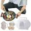 Hộp Bảo Quản Trứng GILL, Hộp Trứng Ngoài Trời Chống Sốc Hai Ngăn, Bảo Vệ Di Động Trong Suốt Chống Giọt Trứng Dã Ngoại