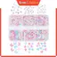 KIN Lấp Lánh Kim Sa Lấp Lánh Phối Móng Tay Nghệ Thuật Hỗn Hợp Trái Tim Hình Ngôi Sao Kim Sa Lấp Lánh Cho UV Gel Ba Lan