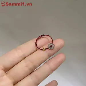 ZK Tối Giản Hoa Đồng Xu Dệt Rỗng Nhẫn Nữ - Quà Tặng Trang Sức Cưới VN