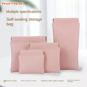 Túi phân mảnh FAVORITEGOODS, Túi lưu trữ cáp dữ liệu di động PU, Túi đựng khăn giấy đóng tự động di động Du lịch