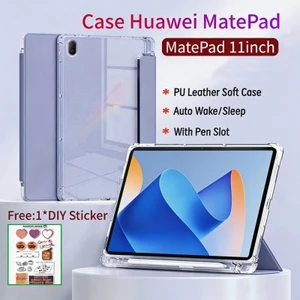 Ốp điện thoại Huawei MatePad 11 inch có khe cắm bút Vỏ bảo vệ từ tính cho MatePad 11 inch có mặt sau trong suốt