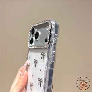 Dành Cho Vivo V70 ELite V60 V60E V50 V50E V40 V29 V29E S50 S30 X200 FE T4 Lite Pro Mini T4X T4R T3 Ultra Vỏ Điện Thoại 3D Sóng Bạc Nơ Chấm Bi Sáng Bóng Vỏ Vỏ