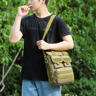 Túi xách chiến thuật nam, túi đeo vai quân sự ngụy trang, túi messenger đa năng đựng dụng cụ, phù hợp đi bộ đường dài ngoài trời