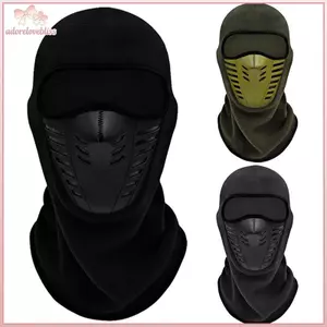 THÊM Mặt nạ xe máy Mặt nạ giữ nhiệt lông cừu Giữ ấm Moto Cưỡi Balaclava Xe máy Biker Mùa đông Mặt nạ trượt tuyết chống gió Nam Nữ BSS