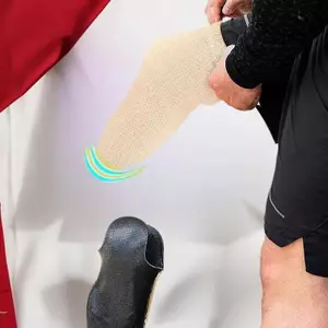 Dụng cụ thu nhỏ ống hút giả dưới đầu gối Độ đàn hồi cao Gel thiên thần Tay áo giả Gel thẩm mỹ Sos Stump Shrinker mới