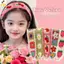 < YEI > Tất cả các mùa Nữ Cô Gái In Hoa Phong Cách Ngọt Ngào Đan Băng Đô Quấn Tóc Mới
