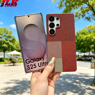 [JLK] Ốp điện thoại từ tính họa tiết sợi Carbon cho Samsung Galaxy S26 S25 S24 S23 S22 Ultra Plus Vỏ không khung sạc không dây