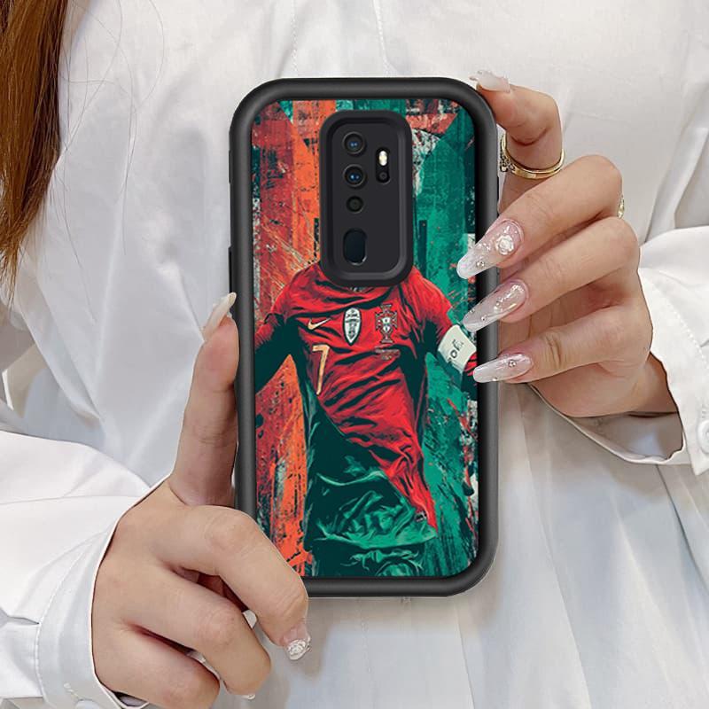 Ốp Cho OPPO A9 2020 A5 2020 A11 Ốp Điện Thoại Mềm Silicon Hoạt Hình TPU World Cup Messi Cristiano Ronaldo Angel Eye Ốp Lưng Chống Sốc