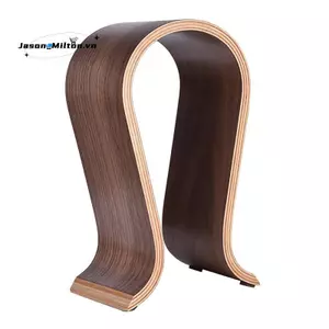 Giá đỡ tai nghe hình chữ U, Giá đỡ tai nghe bằng gỗ Móc treo tai nghe để bàn Giá trưng bày, cho tai nghe trên tai,