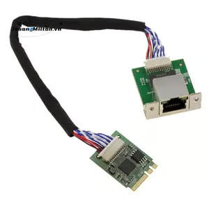 INFORMATIQUE M2 M.2 NGFF E A Key 2.5 Gigabit RJ45 LAN Ethernet 10 100 1000 1G 2.5G. với Chipset I226 SRKTV