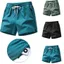 Quần short chạy bộ BRAAA, Ice Silk Feel Dây rút Đóng cửa Quần short thể thao nam, Túi Zip dáng rộng vừa vặn Dây thắt lưng co giãn Khe bên Quần short thông thường Huấn luyện tập thể dục