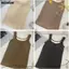 Áo Vest giữ nhiệt NICOLOO, Áo lót ấm thiết kế không tay cổ chữ U, màu trơn ấm áp có miếng đệm ngực Bình giữ ấm mùa đông hàng đầu