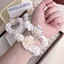 Dễ Thương Pixel Phong Cách Khảm Gấu Tóc Cô Gái Bong Bóng Xúc Xích Vòng Giá Trị Cao Đuôi Ngựa Tóc Dây Phụ Kiện Tóc