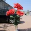 LAKAM Mô Phỏng Hoa Mẫu Đơn, Hoa Mẫu Đơn Nhân Tạo PE Khổng Lồ 50cm, Cửa Sổ Trưng Bày Hoa Đạo Cụ Nền Trang Trí Tường Hoa Giả