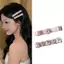 < YEI > Kẹp Tóc Kim Cương Nước Satin Tinh Tế Sáng Bóng Thời Trang Phụ Kiện Tóc Cho Nữ Kỷ Niệm Ngày Mới
