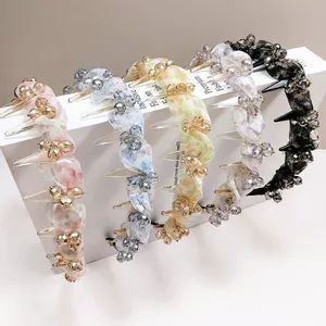 Tính Khí Tinh Tế Acrylic Tinh Tế Phong Cách Mới Hoa Cao Cấp Pha Lê Chống Trơn Trượt Cao Cấp Fe