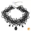 Vintage Gothic Ren Choker Dành Cho Nữ Pha Lê Mặt Dây Chuyền Charm Choker Nelace Gothic Hạt Choker Trang Sức Mới