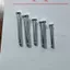 Đầu phẳng có khe cắm Vòng tròn Pin Trục Thép Carbon Xanh Trắng Kẽm Định vị Hình trụ Pin Trục Đuôi Khe Pin Phụ kiện máy móc